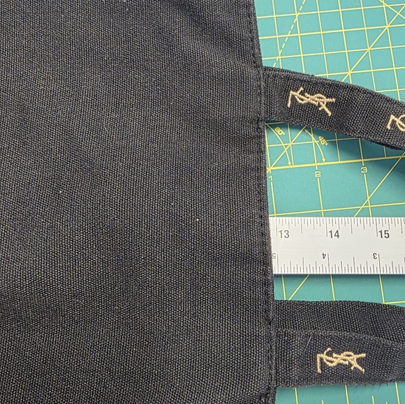 Yves Saint Laurent Black Canvas Tote Bag - Picture 10 of 10